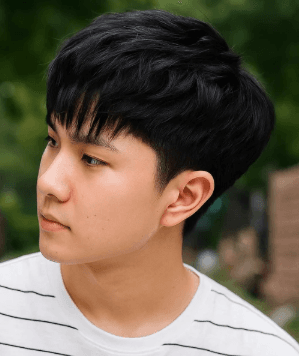 Layered Cut — Korean men's hairstyle